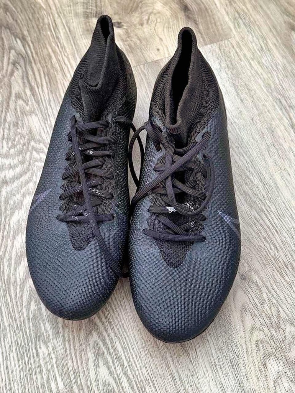 Nike Mercurial Black Performance Soccer Cleats